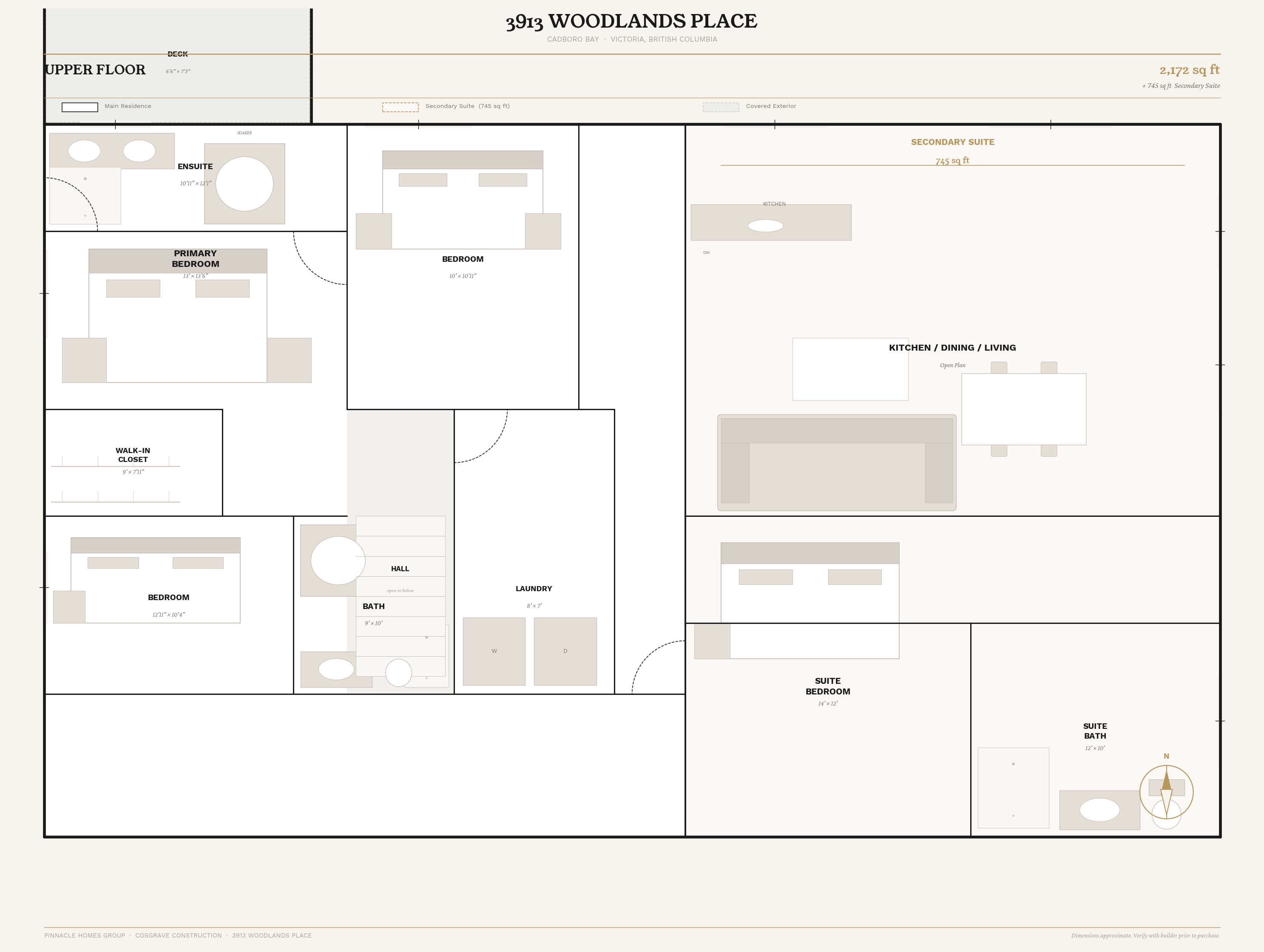 Upper Floor · 2,172 sq ft